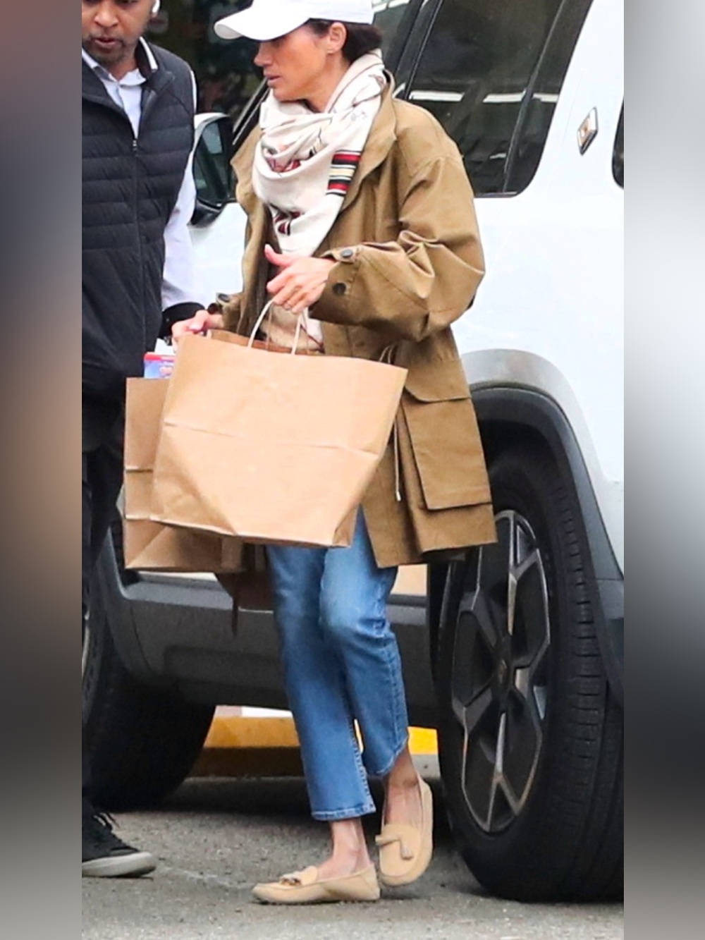 Zara Olive Green Jacket ASO Meghan Markle